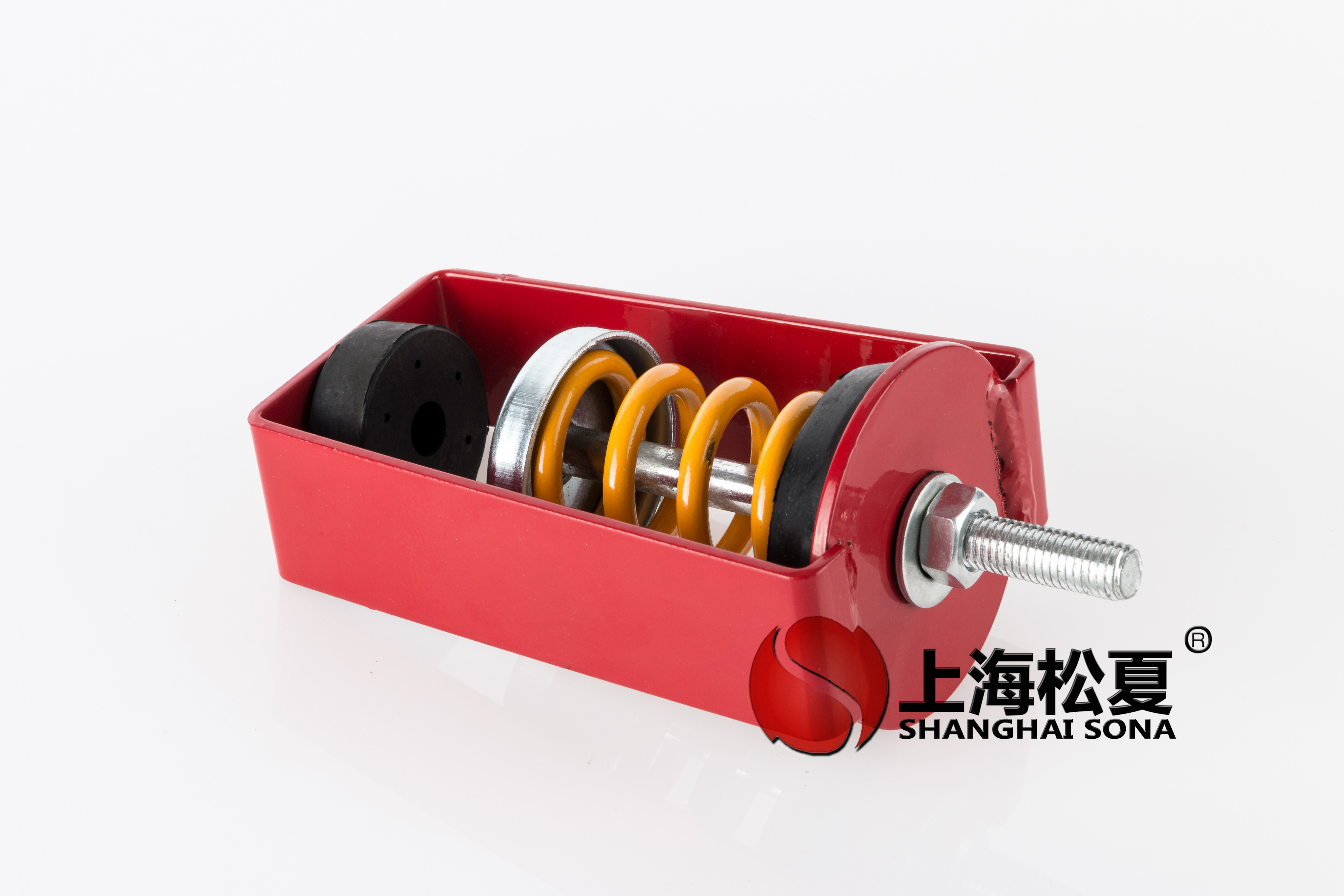 空壓機噪音治理安裝<a href='http://m.dikeurh.cn' target='_blank'><u>減震器</u></a>是方法之一